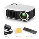 Mini Projetor Home Theater Portátil 3D,Vídeo LED, Projetor de Laser Beamer 4K 1080P Via HD,Port Smart,TV BOX