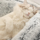 Cama de Gato Redonda Morna Casa de Cama de Animais de Estimação