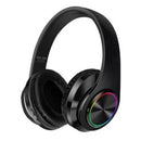 Fone de Ouvido Sem Fio B39 Headphone With Wireless Bluetooth Colorful Light Pluggable Card Game Music Movement