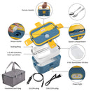 Marmita Aquecedora de Alimentos de 80W Portátil,Recipiente de 1,8L