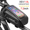 Case Para Por Na Bicicleta ele Protege a Tela Do Celular Sensível ao toque,à prova d`água ciclismo topo tubo dianteiro quadro mtb road bike saco 7.2 caso do telefone acessórios da bicicleta
