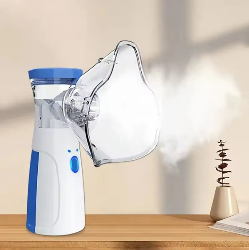 Nebulizador Ajustável e Silencioso  para Adultos e Crianças