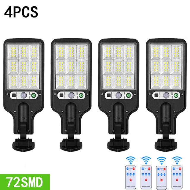 Luzes LED,Carregamento ao Ar Livre,IP65 à Prova D`Água,Com 3 Modo,Sensor De Movimento,Iluminação Sem Gastar Energia Elétrica,Luz da Energia Solar Para Clarear Seu Jardim.