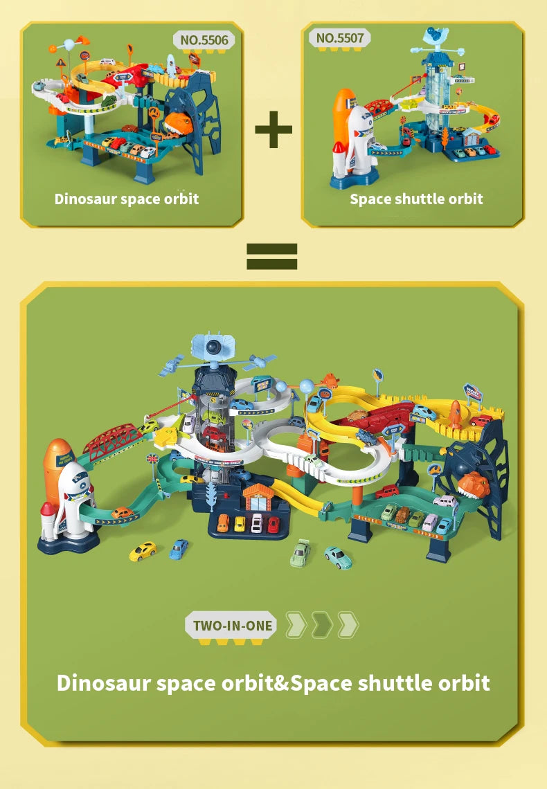 Pista de Corrida com Montanha Russa o Brinquedo que é o Sonho das Crianças.⭐🤩