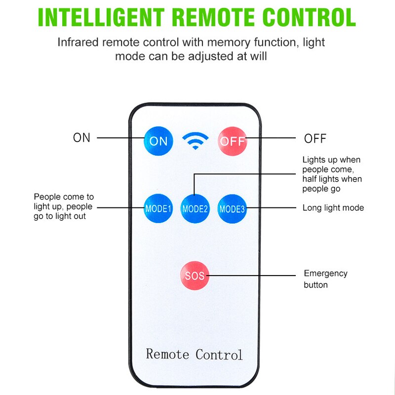 Luzes LED,Carregamento ao Ar Livre,IP65 à Prova D`Água,Com 3 Modo,Sensor De Movimento,Iluminação Sem Gastar Energia Elétrica,Luz da Energia Solar Para Clarear Seu Jardim.
