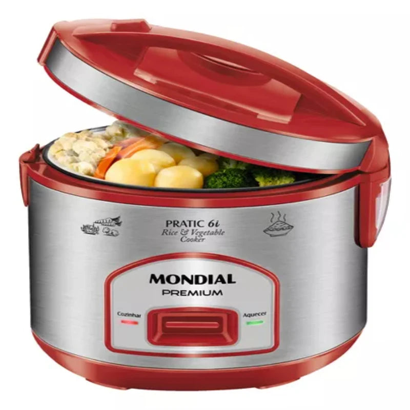 Panela Elétrica Inoxidável de 6 Litros Pe-45-6x, 127V e 220V