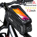 Case Para Por Na Bicicleta ele Protege a Tela Do Celular Sensível ao toque,à prova d`água ciclismo topo tubo dianteiro quadro mtb road bike saco 7.2 caso do telefone acessórios da bicicleta