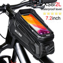 Case Para Por Na Bicicleta ele Protege a Tela Do Celular Sensível ao toque,à prova d`água ciclismo topo tubo dianteiro quadro mtb road bike saco 7.2 caso do telefone acessórios da bicicleta