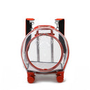 Mala de rolamento Transparente Para Pet,Trolley Case Para Gato e Cachorro,Travel Box, Stroller, Acessórios de moda