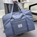 Mala de viagem dobrável de grande capacidade, impermeável, tipo sacola, bolsa de mão, bolsa de ginástica, bolsa de ombro para armazenamento, para homens e mulheres.