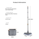 Mop mágico automático do assoalho do mop da auto-limpeza nano microfibra pano quadrado mop joybos spin mop com balde mão-livre preguiçoso espremer