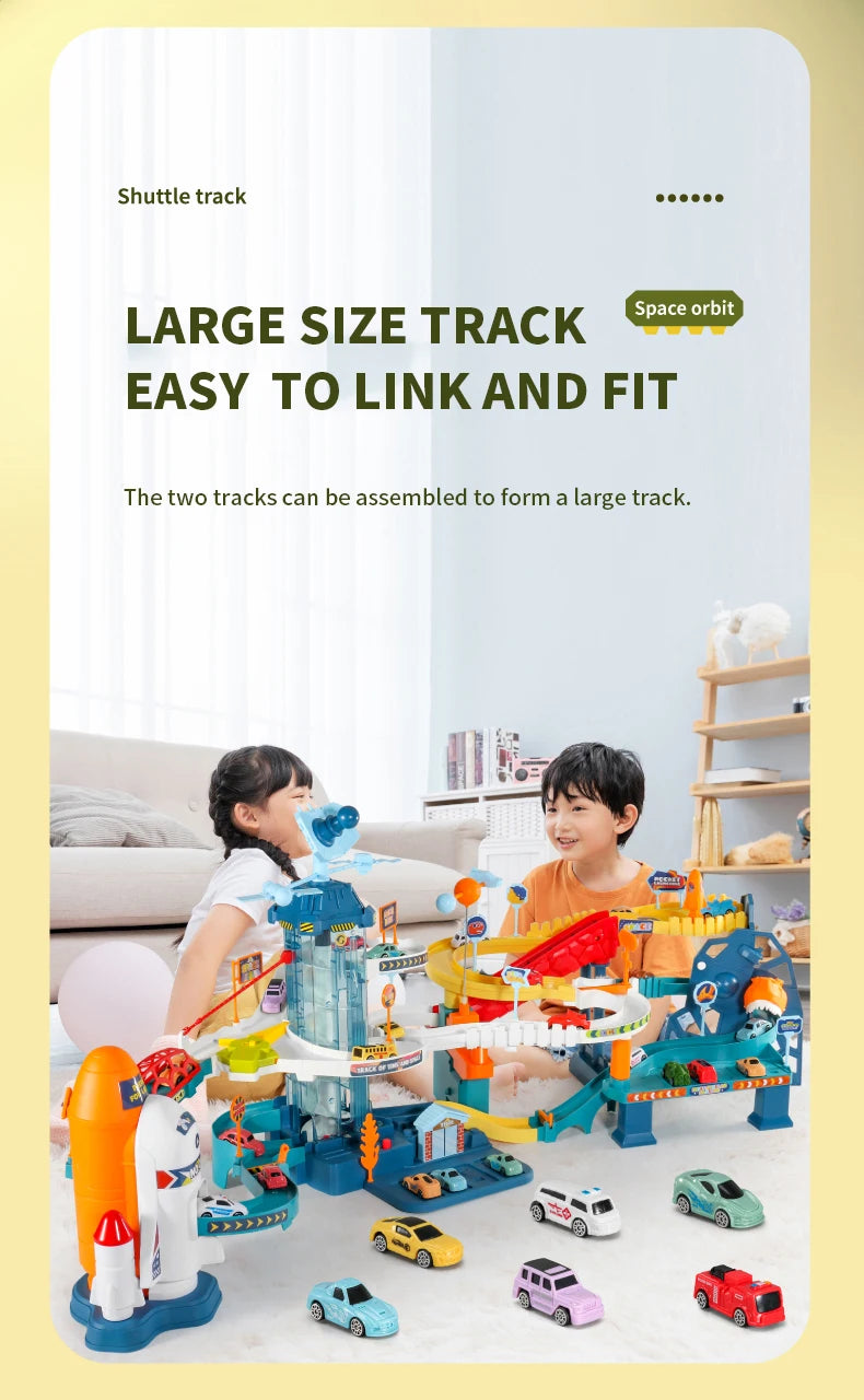 Pista de Corrida com Montanha Russa o Brinquedo que é o Sonho das Crianças.⭐🤩