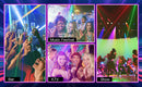 Projetor estroboscópica, Luzes de discoteca rgb para palco,dj, festa a luz laser em clube, casa e etc.