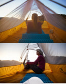 Barraca de Camping,Tenda para 2 Pessoas Ultraleve 20D para Acampamento,Pescas, à Prova D'água.