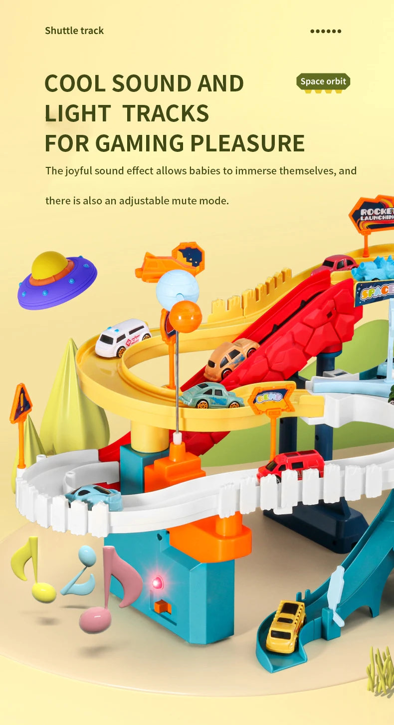 Pista de Corrida com Montanha Russa o Brinquedo que é o Sonho das Crianças.⭐🤩