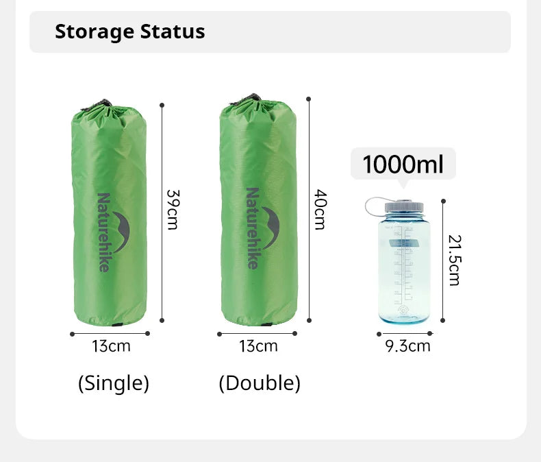 Barraca de Camping,Tenda para 2 Pessoas Ultraleve 20D para Acampamento,Pescas, à Prova D'água.