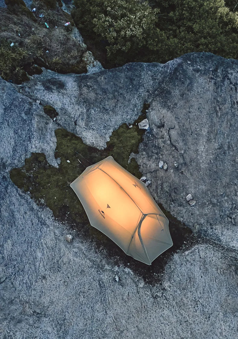 Barraca de Camping,Tenda para 2 Pessoas Ultraleve 20D para Acampamento,Pescas, à Prova D'água.