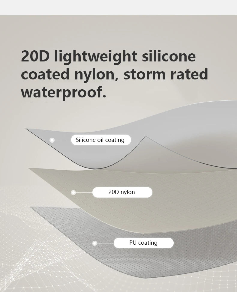 Barraca de Camping,Tenda para 2 Pessoas Ultraleve 20D para Acampamento,Pescas, à Prova D'água.