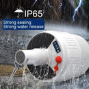 Lâmpada LED a luz solar de 100 W para áreas externas,portátil,recarregável por USB,com gancho para acampamento,serve para iluminar barraca ,é à prova d'água e economizadora de energia