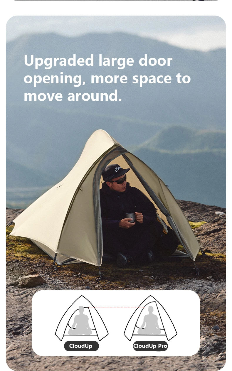 Barraca de Camping,Tenda para 2 Pessoas Ultraleve 20D para Acampamento,Pescas, à Prova D'água.