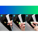 Tampas de válvula do pneu do carro, tampa do ar, fluorescente, segurança, tampa do núcleo para caminhão, SUV, motocicletas, bicicleta, luminoso, 4 pcs