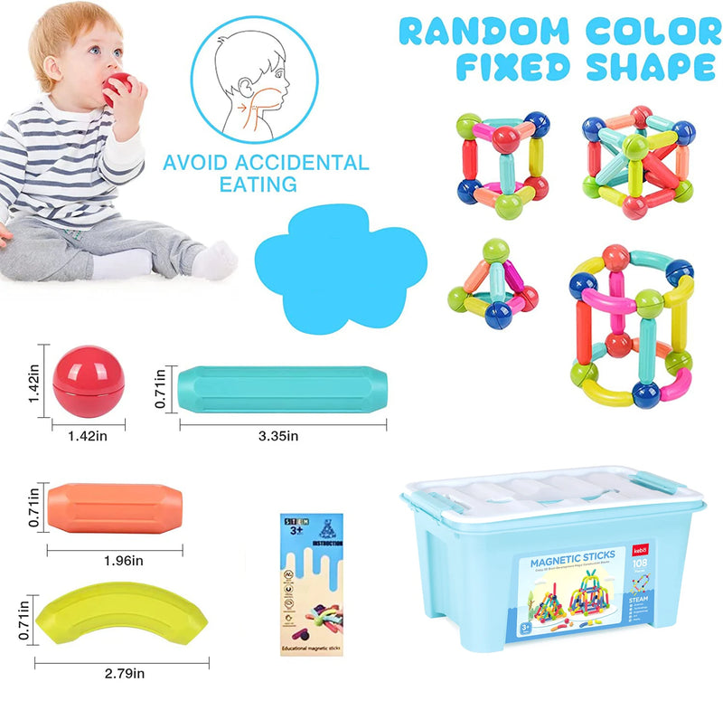 Blocos de Construção Montessori, Brinquedos Educacional Pré-escolar para crianças.