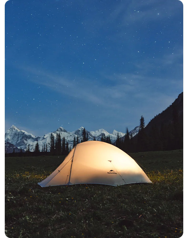 Barraca de Camping,Tenda para 2 Pessoas Ultraleve 20D para Acampamento,Pescas, à Prova D'água.