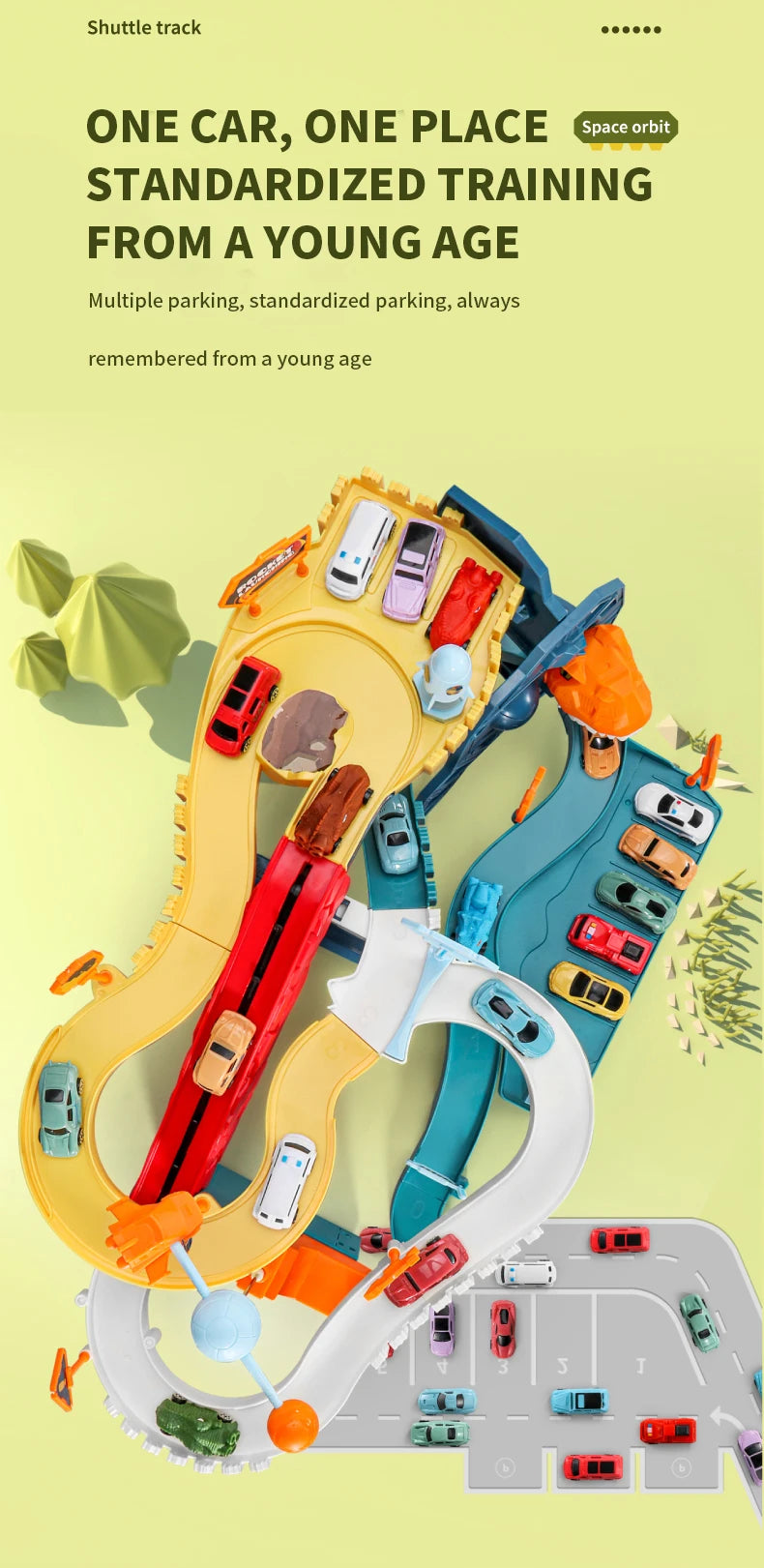 Pista de Corrida com Montanha Russa o Brinquedo que é o Sonho das Crianças.⭐🤩