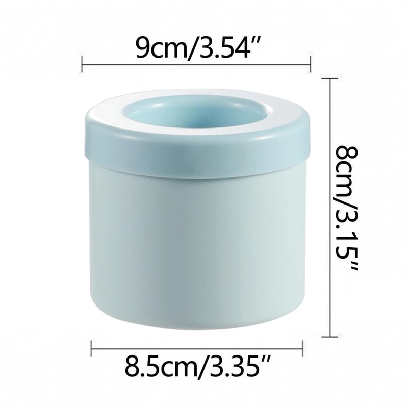 Molde de Cubo de Gelo de Silicone Redondo,Design Criativo para Festa.