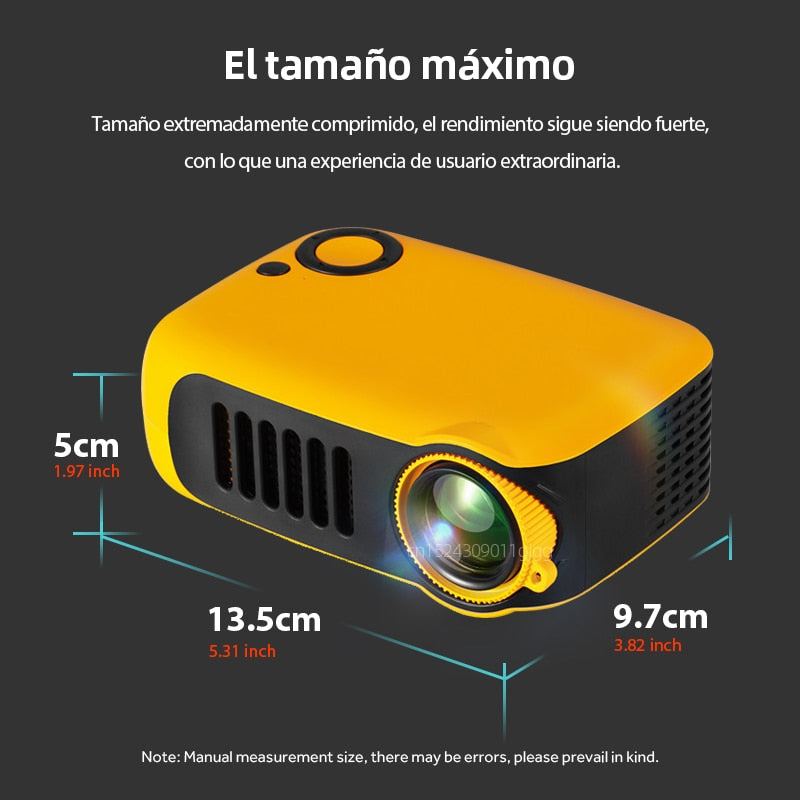 Mini Projetor Home Theater Portátil 3D,Vídeo LED, Projetor de Laser Beamer 4K 1080P Via HD,Port Smart,TV BOX