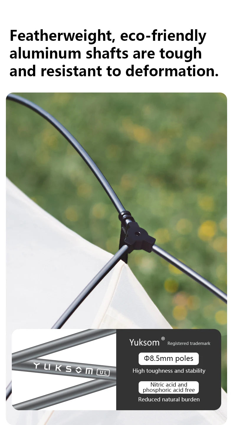 Barraca de Camping,Tenda para 2 Pessoas Ultraleve 20D para Acampamento,Pescas, à Prova D'água.