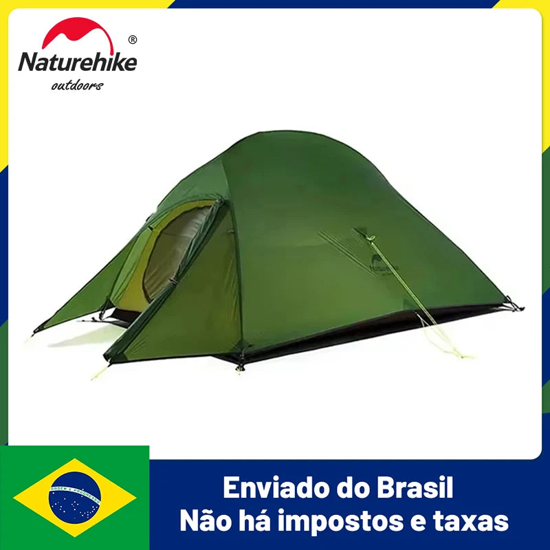 Barraca de Camping,Tenda para 2 Pessoas Ultraleve 20D para Acampamento,Pescas, à Prova D'água.