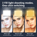 Tripé Telescópico com Luz de Preenchimento,Telefone Selfie Vara sem Fio BluetoothPortátil, Huawei, iPhone 13, Android, Xiaomi, Novo.