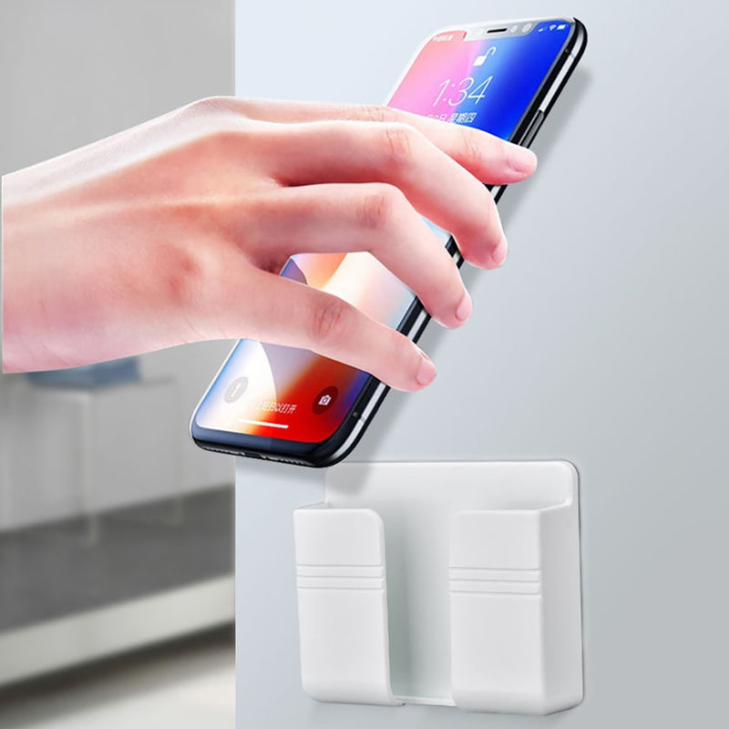 Suporte De Carregamento De Celulares,Controle Remoto,Caixa De Armazenamento Bracket Punch-Free.