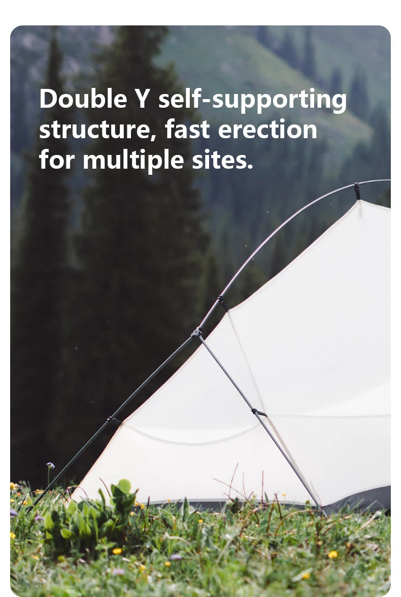 Barraca de Camping,Tenda para 2 Pessoas Ultraleve 20D para Acampamento,Pescas, à Prova D'água.