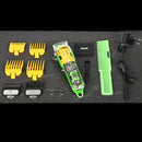 Wmark Ng308 Green Professional Hair Cutting Machine Transparent Trimmer Electric Shaver With Wire