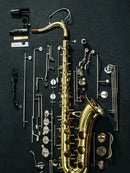 Camiseta masculina com estampa gráfica de instrumentos, manga curta, gola redonda, roupa masculina para atividades ao ar livre