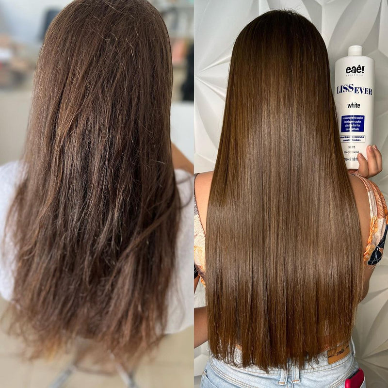 Eaê! Cosméticos Progressiva LissEver White + Shampoo Antirresiduo 2x1L
