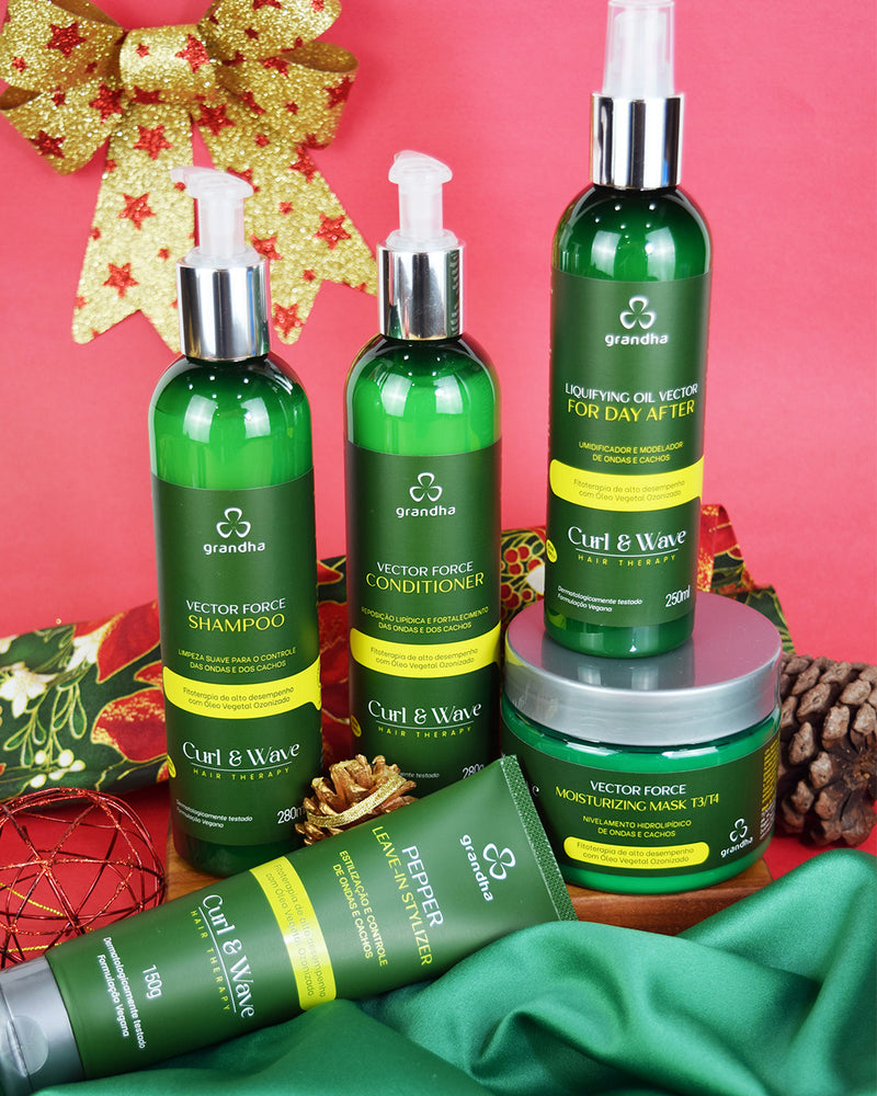 Grandha Kit Curl & Wave Hair Therapy 5 Itens