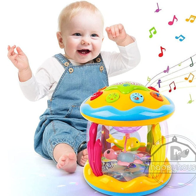 Brinquedos Para Bebê,Brinquedo Musical,Bebês Oceano Rotativo Brinquedos Educativos Com Música Luz