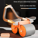 Rolo Para Exercícios em Casa e Treinamento de Musculação,Treino Abdominal, Suporte Automático de Cotovelo, Exercício Abs, Fitness AB Slide Roller