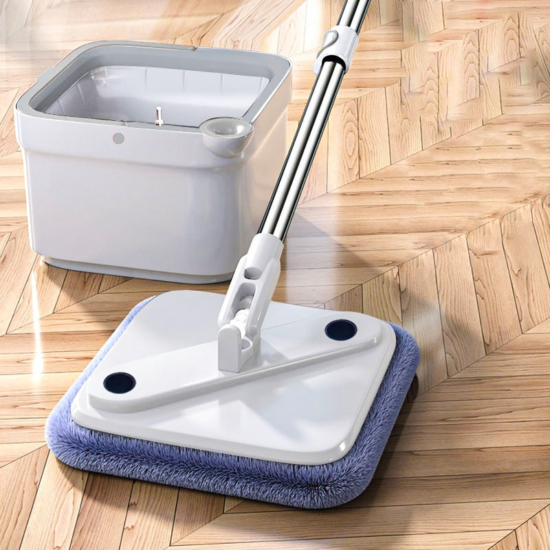 Mop mágico automático do assoalho do mop da auto-limpeza nano microfibra pano quadrado mop joybos spin mop com balde mão-livre preguiçoso espremer