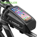 Case Para Por Na Bicicleta ele Protege a Tela Do Celular Sensível ao toque,à prova d`água ciclismo topo tubo dianteiro quadro mtb road bike saco 7.2 caso do telefone acessórios da bicicleta