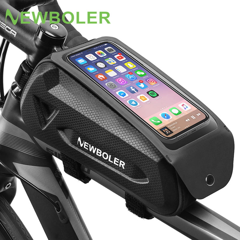 Case Para Por Na Bicicleta ele Protege a Tela Do Celular Sensível ao toque,à prova d`água ciclismo topo tubo dianteiro quadro mtb road bike saco 7.2 caso do telefone acessórios da bicicleta